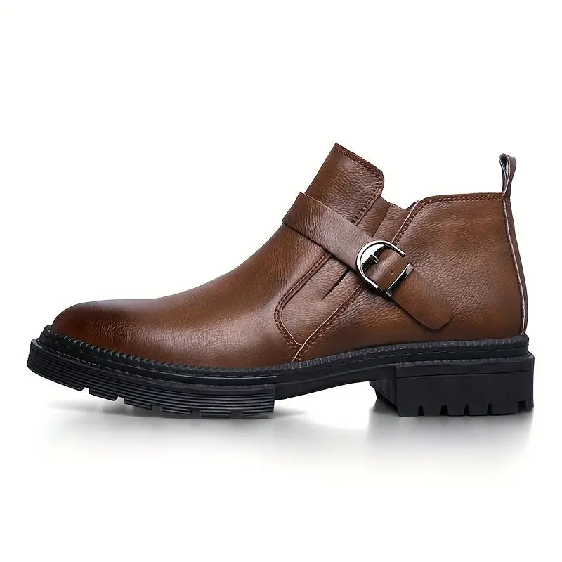Liam | Orthopedic Leather Ranger Boots