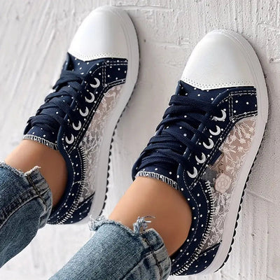 Mielle - Dotted Lace Sneakers