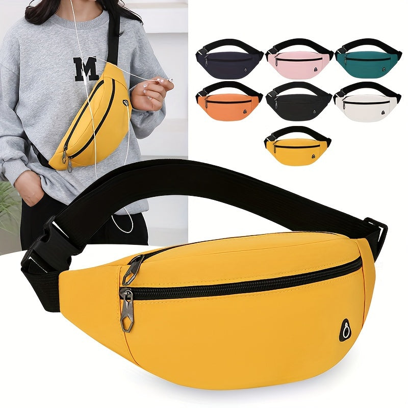 Sporty Adjustable Fanny Pack for Women with Multiple Pockets