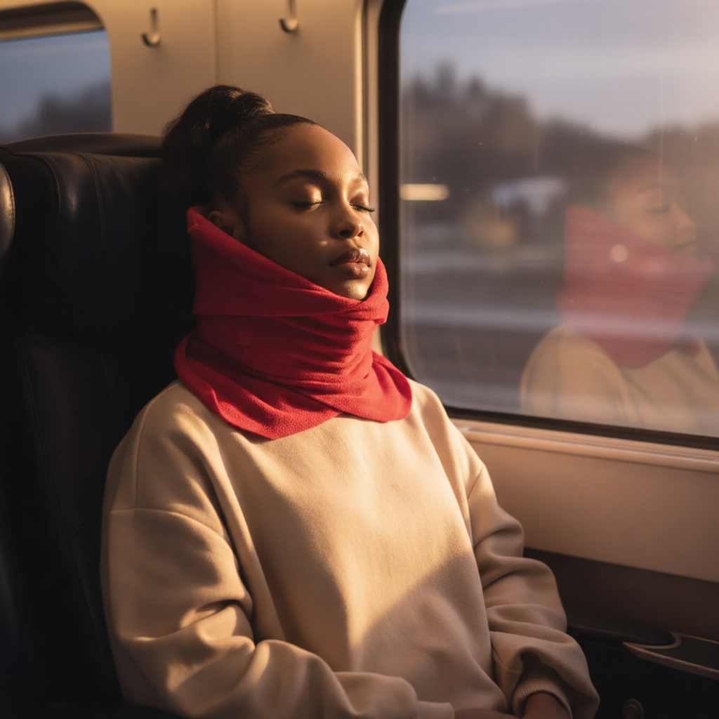 Wrap Travel Neck Pillow for Upright Support