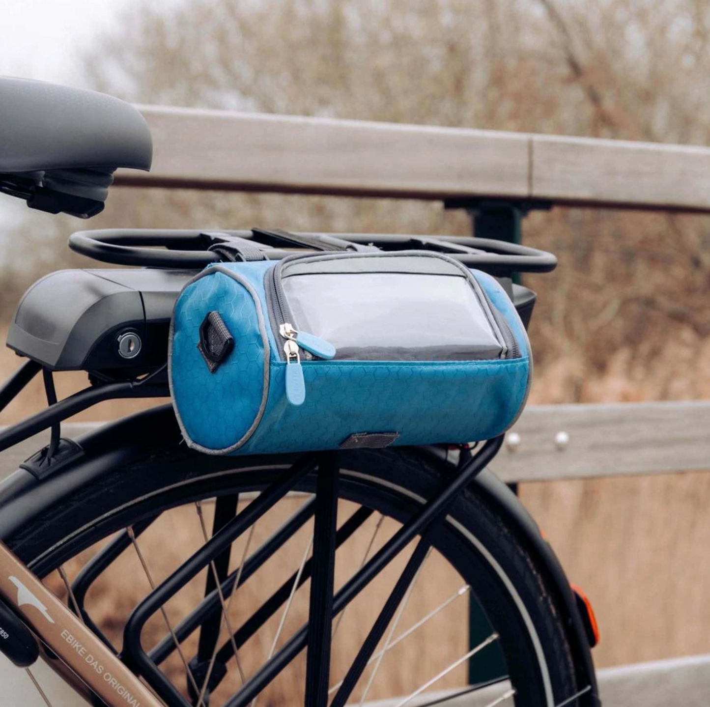 Waterproof Bike Bag with Touchscreen Window and Secure Mounting