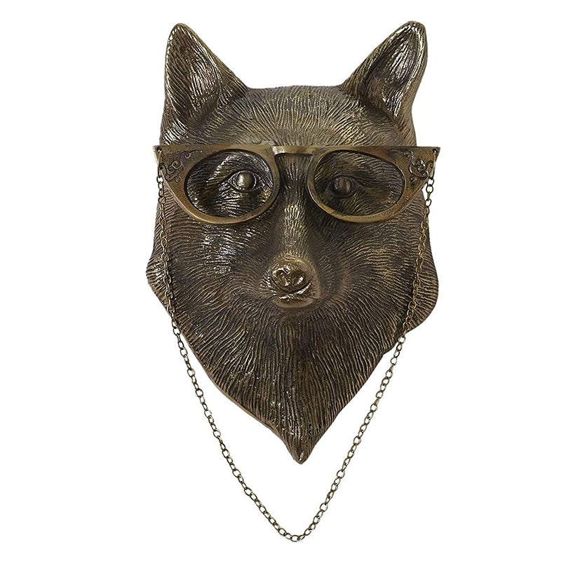 Bronze Resin Deer Head Wall Sculpture