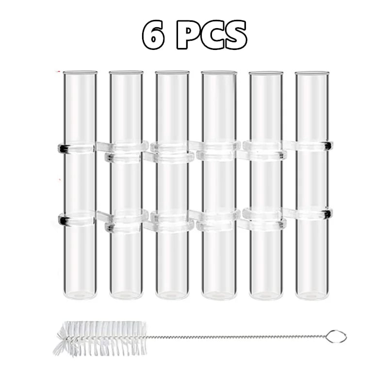 Adjustable Glass Tube Flower Vase with Hinges