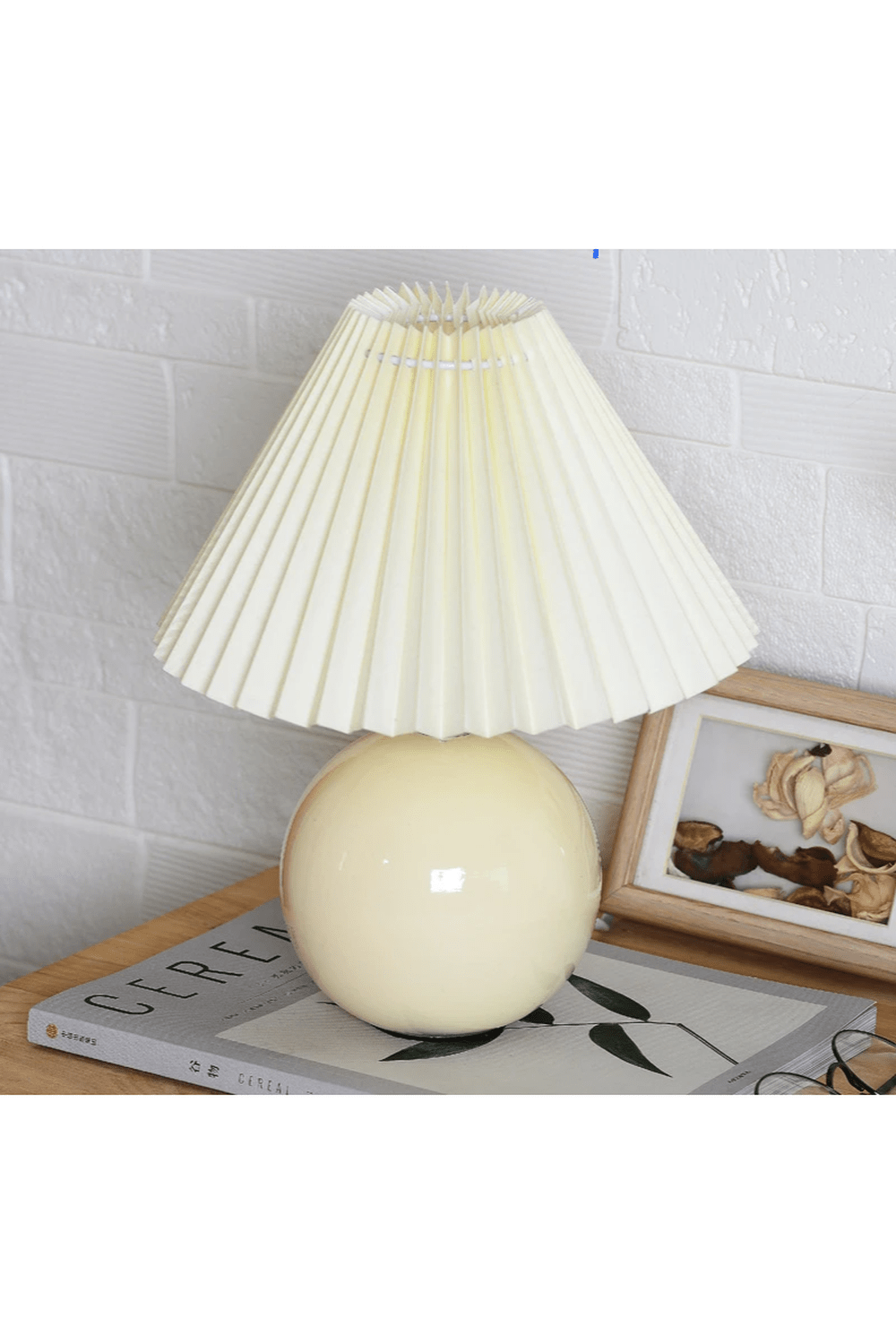 Vintage Ceramic Folding Table Lamp