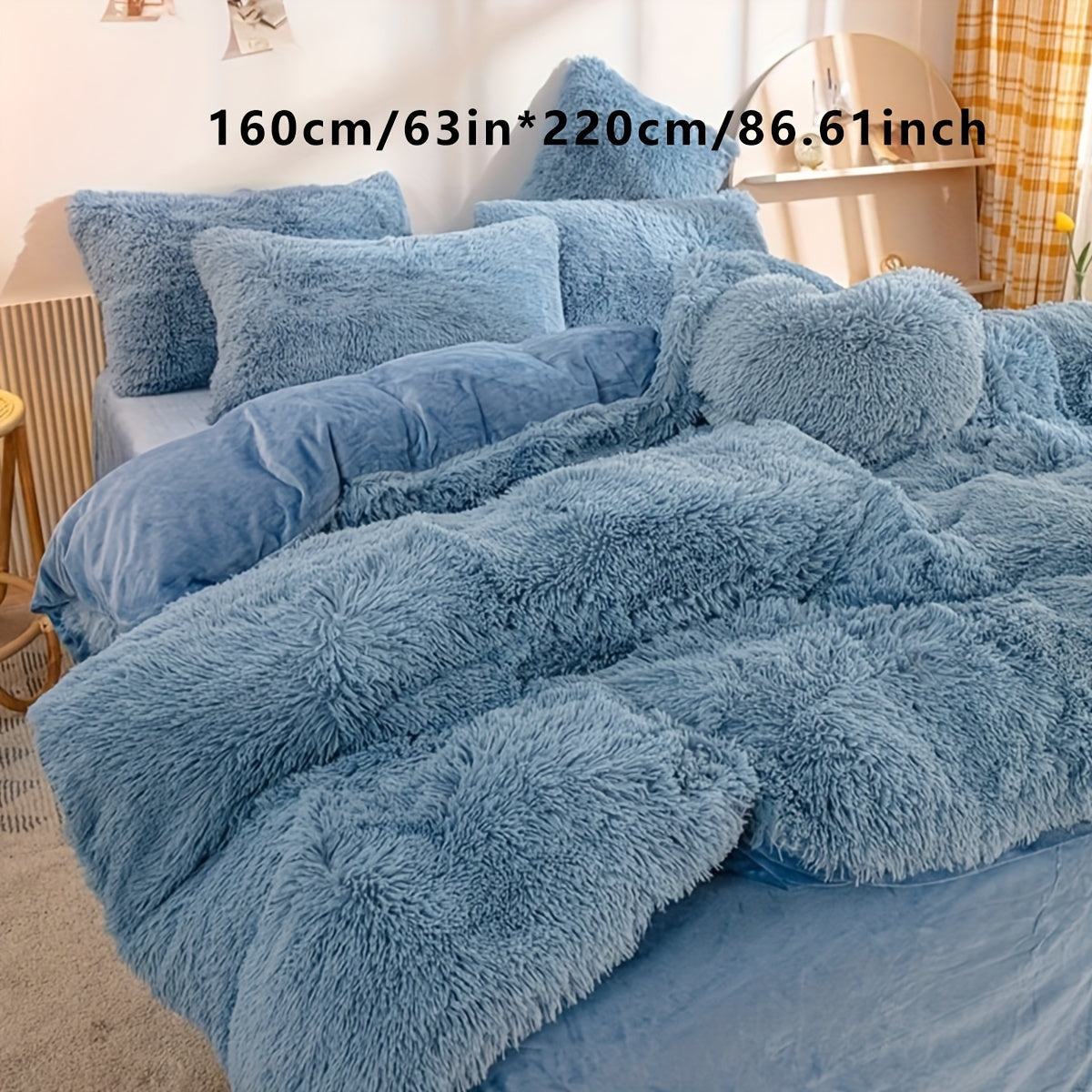 Luxurious Velvet Duvet Cover Set with Pillowcases