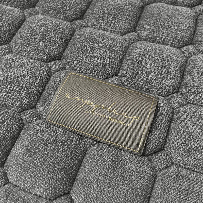 Plush Square Textured Throw Blanket – Soft Cozy Sofa and Bed Cover