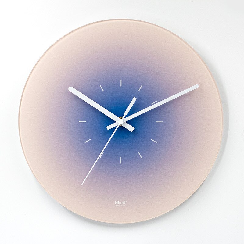 Luxury Glass Wall Clock - Elegant Minimalist Design