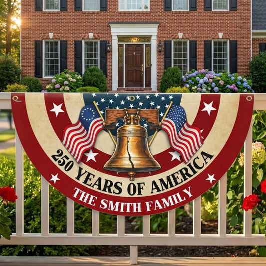 Personalized 250th Anniversary Betsy Ross Fan Flag