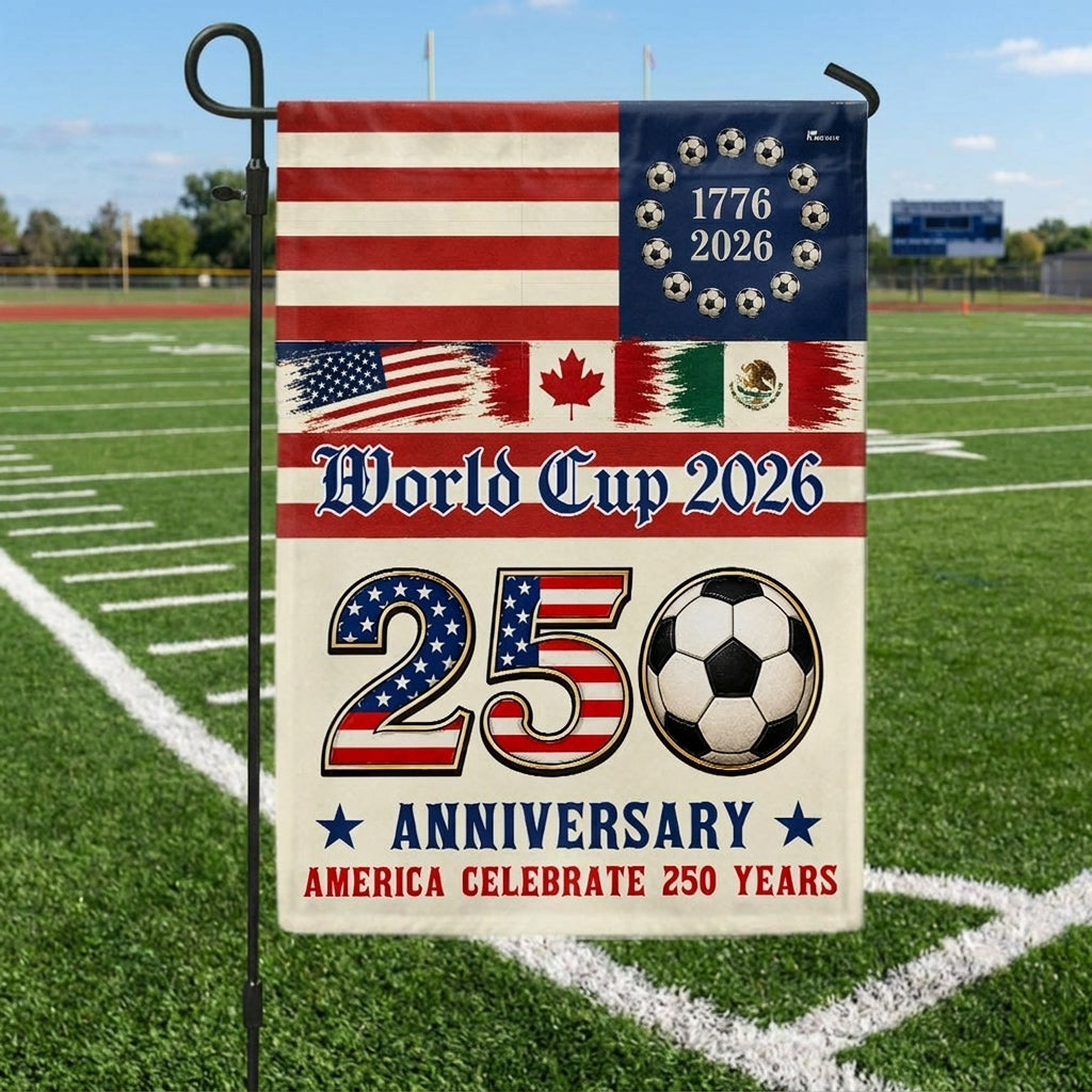 250th Anniversary US Flag for World Cup 2026 Celebration