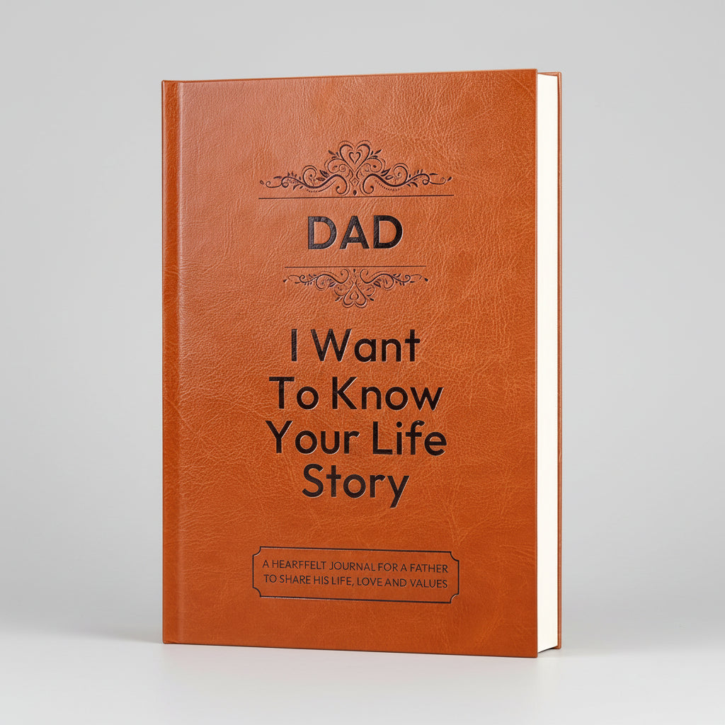 Guided Life Story Journal for Parents - Hardcover Memory Book