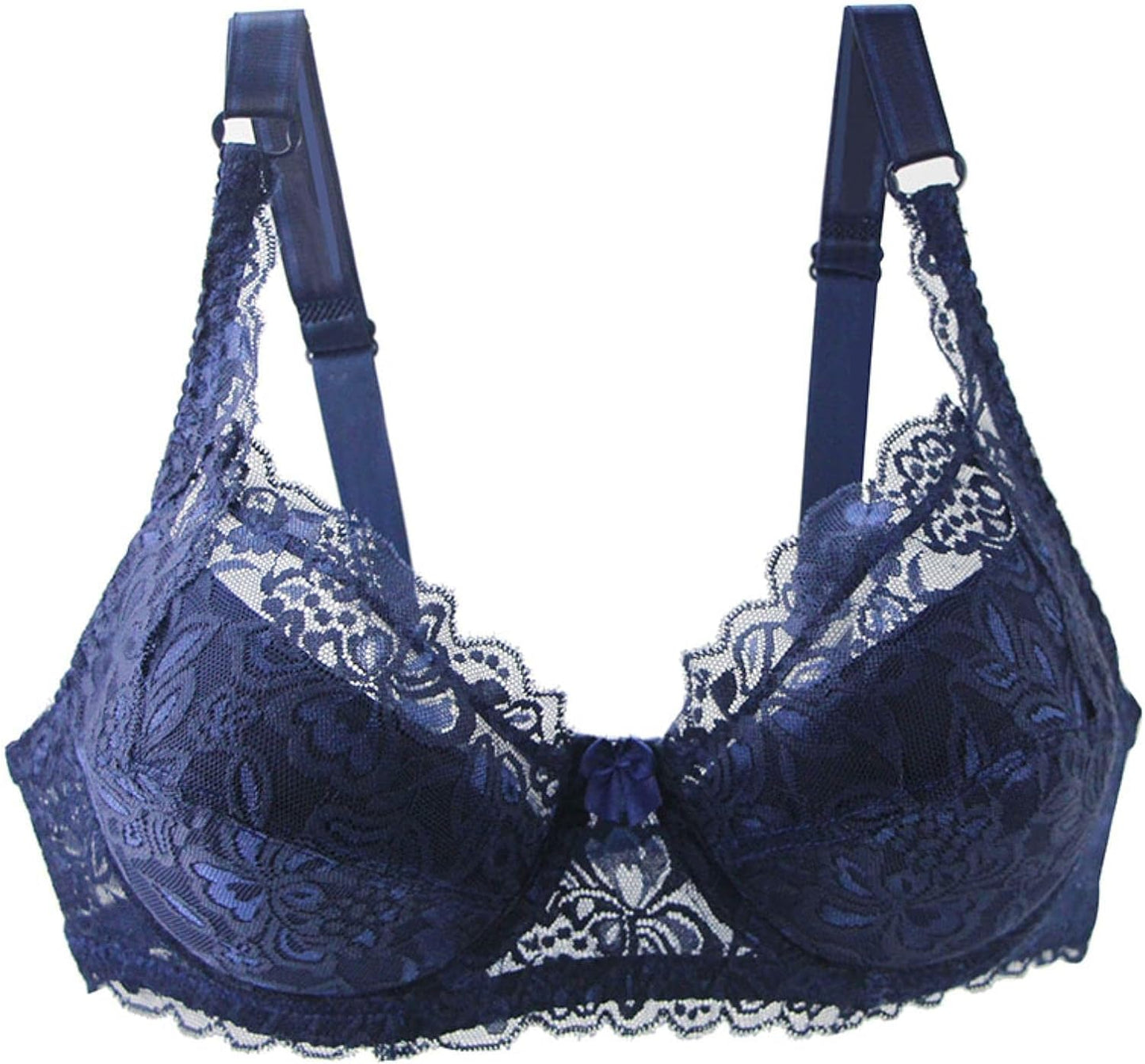 Plus Size Lace Push-Up Bra for Curvy Comfort