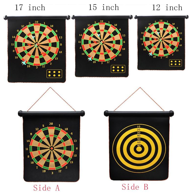 Magnetic Dartboard Set with Safe Darts for Family Fun