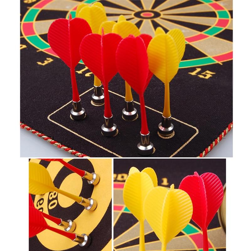 Magnetic Dartboard Set with Safe Darts for Family Fun