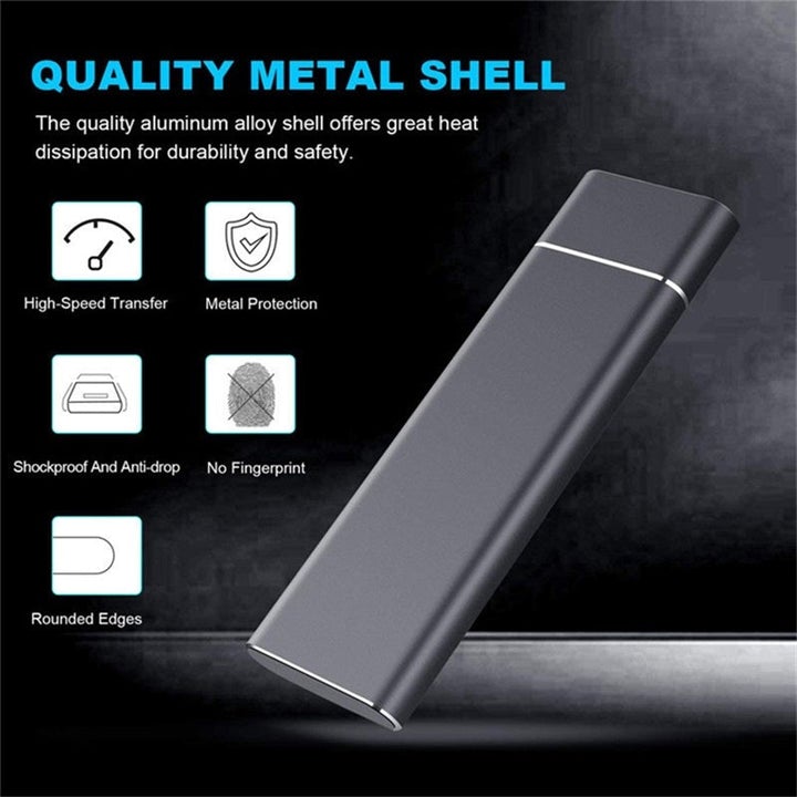 Portable SSD Hard Drive 1TB USB 3.2 Lightning Fast Storage