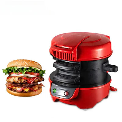 Manual Multifunctional Burger Press with Non-Stick Surface