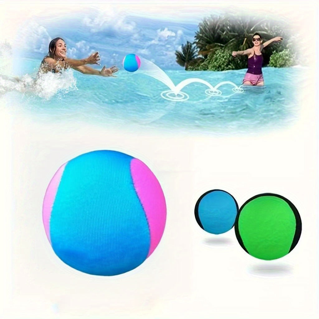 Water Skip Ball - Bouncing Silicone Pool and Beach Toy