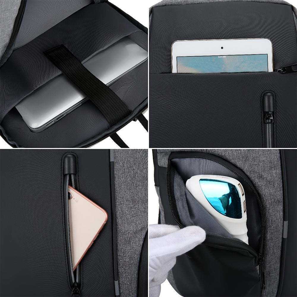 Anti-Theft Travel Backpack with Laptop Pocket