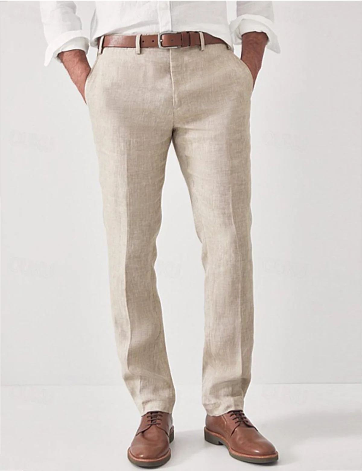 Breathable Linen Summer Pants for Men - Modern Straight Cut