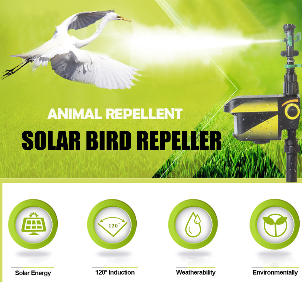 Solar-Powered Motion-Activated Deer Sprinkler System