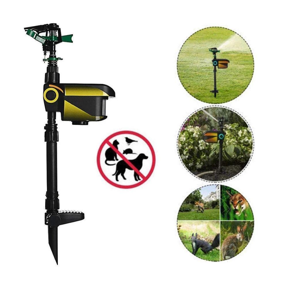 Solar-Powered Motion-Activated Deer Sprinkler System