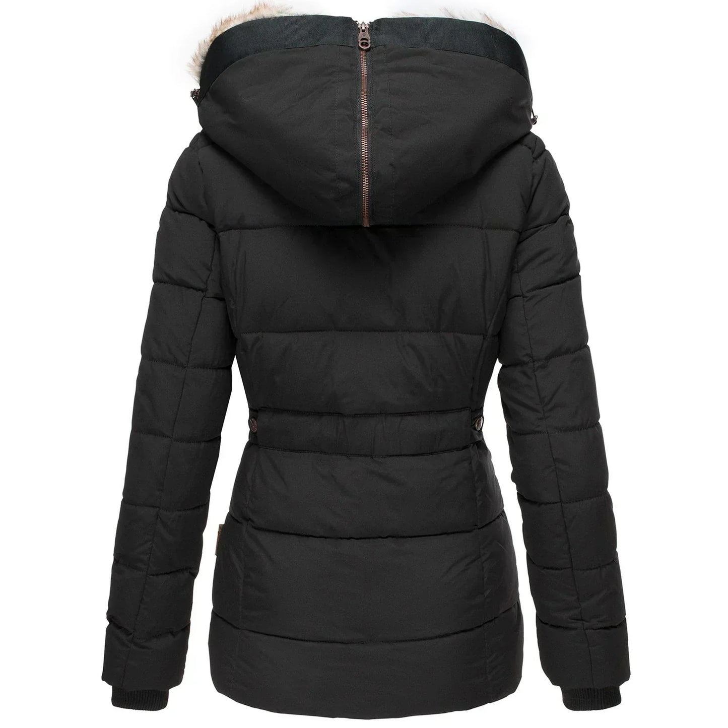Women's Elegant Winter Jacket with Flattering Fit and Warmth