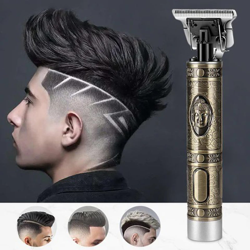 Wireless Rechargeable Hair Clipper with T-Blade for Precise Cuts