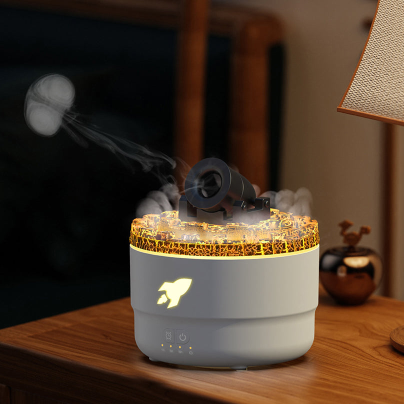 Lava Ring Aroma Humidifier with Night Light and Dual Mist Modes