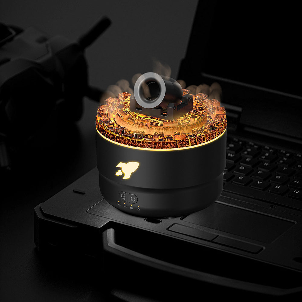 Lava Ring Aroma Humidifier with Night Light and Dual Mist Modes