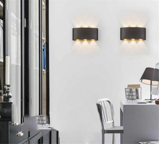 Modern Waterproof LED Wall Light for Indoor and Outdoor Use
