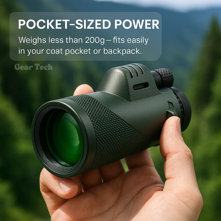 600x Magnification Monocular Telescope with HD Clarity
