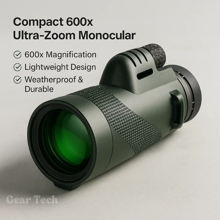 600x Magnification Monocular Telescope with HD Clarity