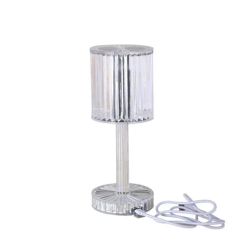 Dimmable Crystal Table Lamp with Touch Control