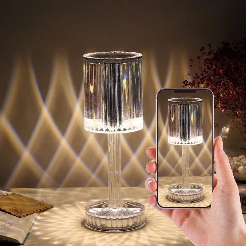 Dimmable Crystal Table Lamp with Touch Control