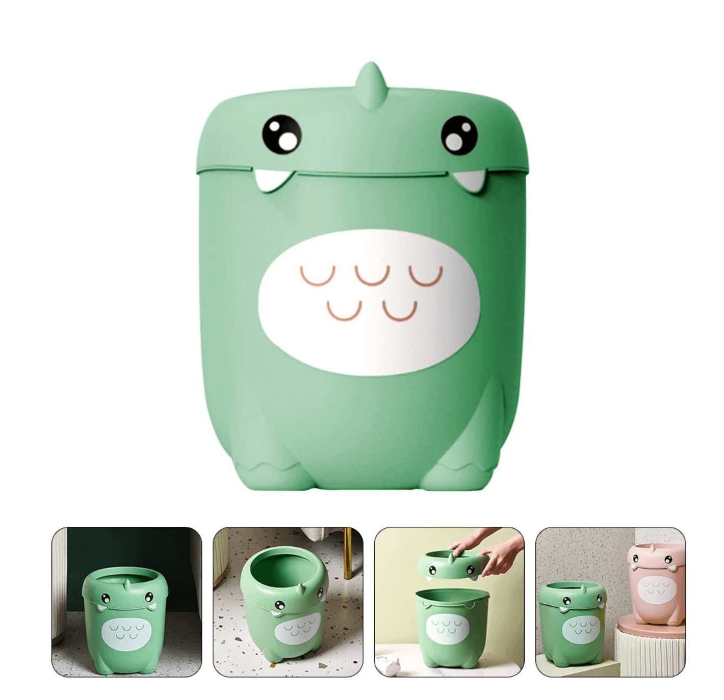 Dinosaur Design Trash Can for Home Organization