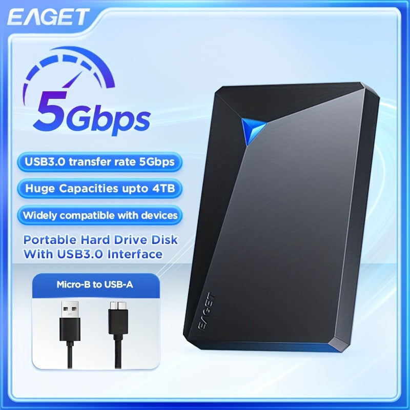 Slim Portable External Hard Drive for Reliable Backup