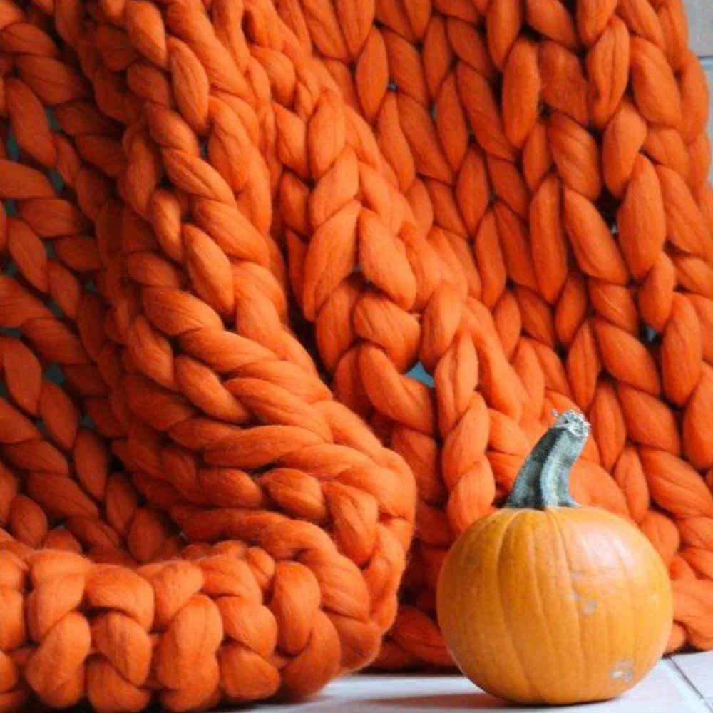 Chunky XL 1000 Gram Wool Yarn for Soft Blankets