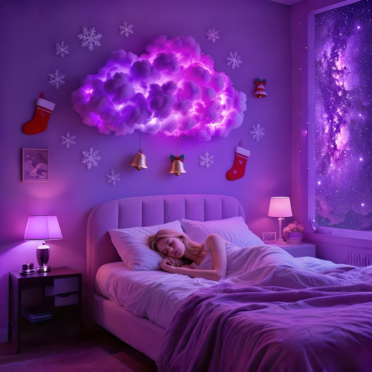 DIY RGB Cloud Wall Light with Customizable Design