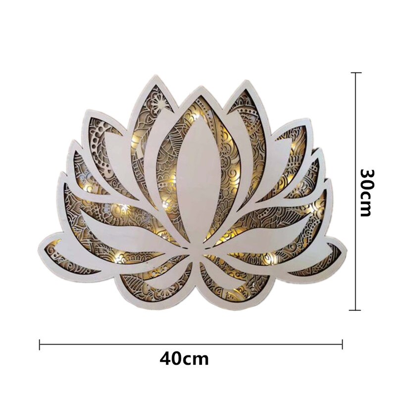 Lotus Mandala LED Wall Lamp