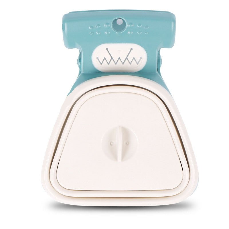 Foldable Dog Pooper Scooper with Waste Bag Compartment