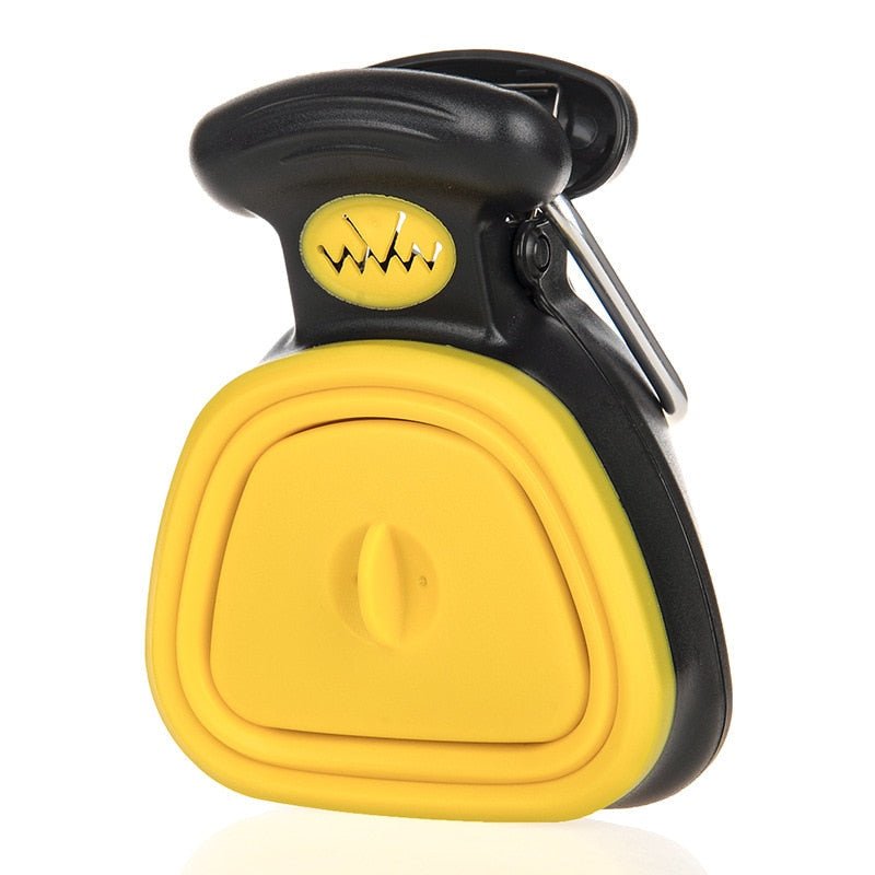 Foldable Dog Pooper Scooper with Waste Bag Compartment