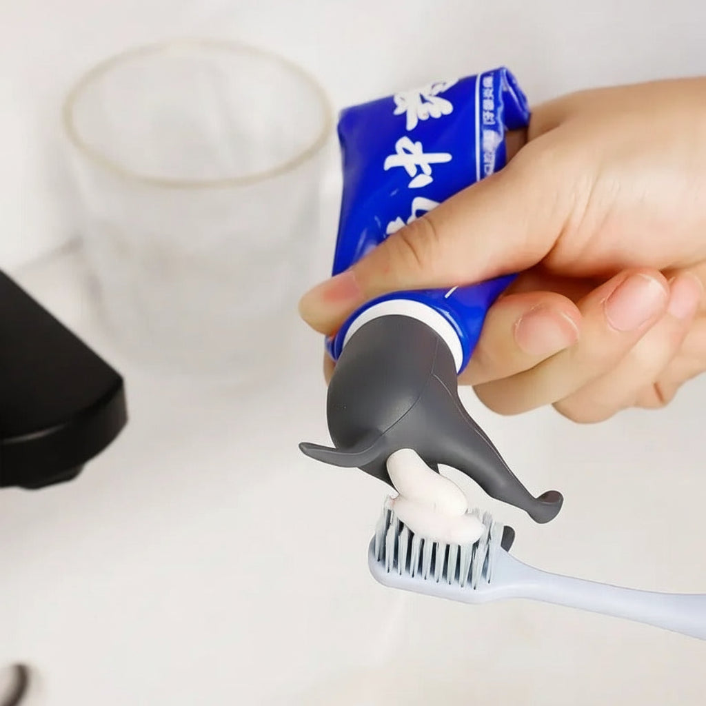 Dog-Shaped Toothbrush Holder for Kids Easy Application