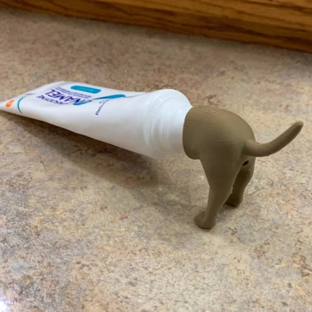 Dog-Shaped Toothbrush Holder for Kids Easy Application