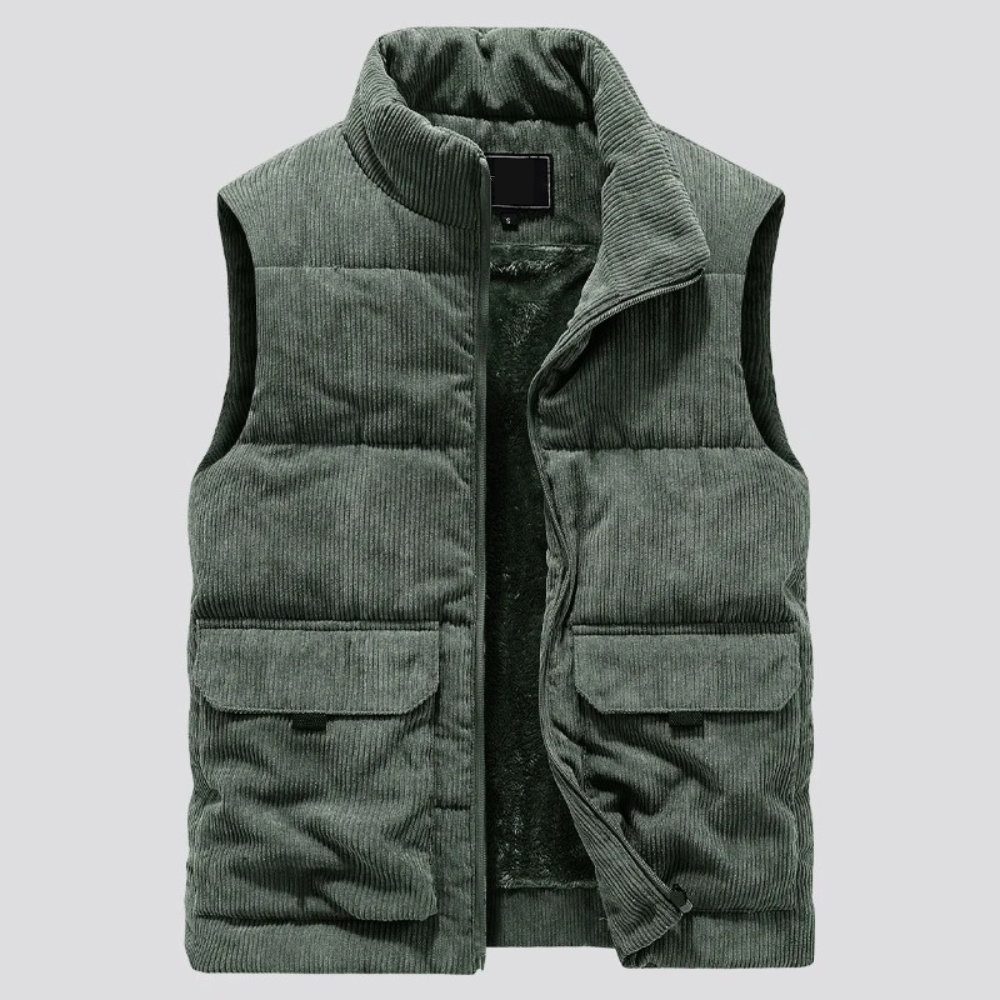 Slim Fit Down Puffer Vest with Pockets