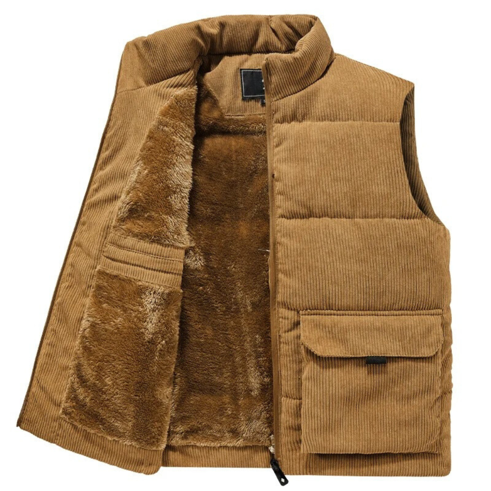 Slim Fit Down Puffer Vest with Pockets