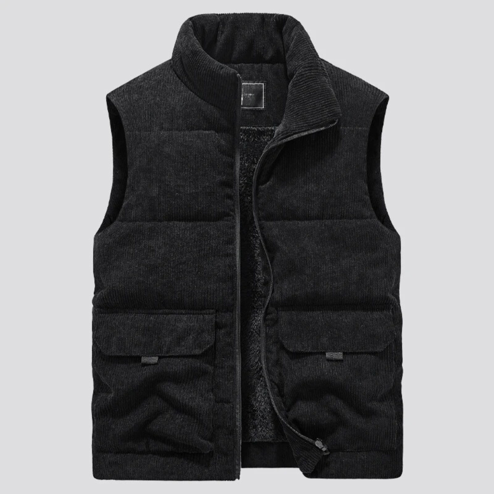 Slim Fit Down Puffer Vest with Pockets
