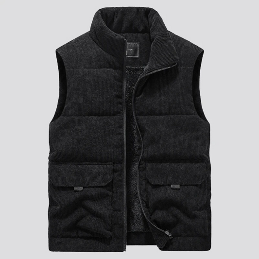 Slim Fit Down Puffer Vest with Pockets