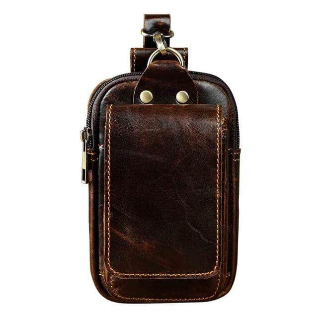 Genuine Leather Adjustable Belt Bag