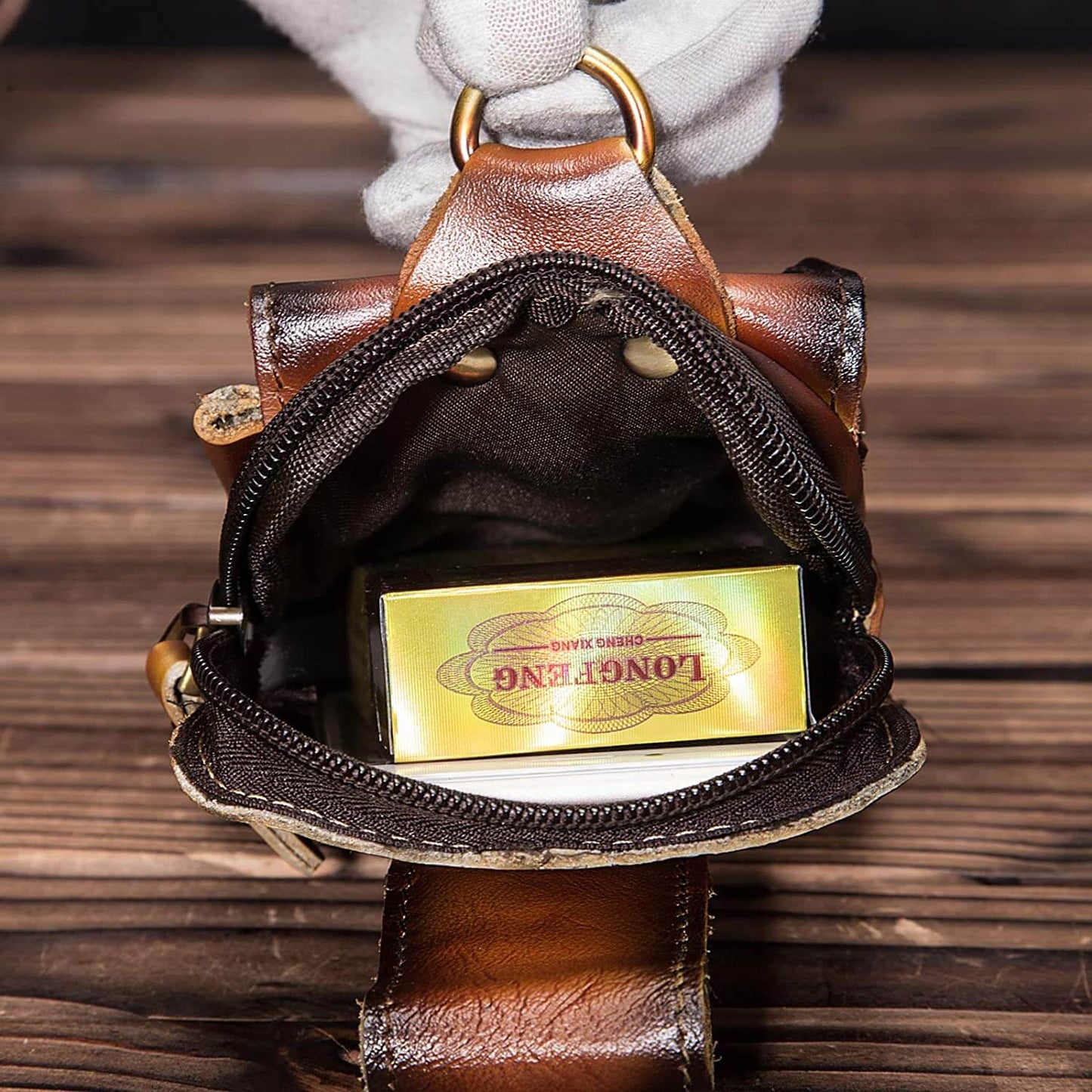 Genuine Leather Adjustable Belt Bag