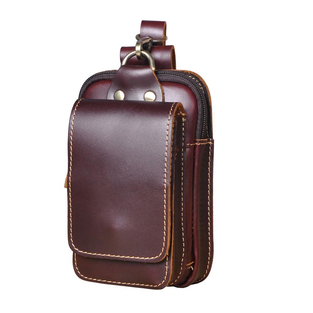 Genuine Leather Adjustable Belt Bag