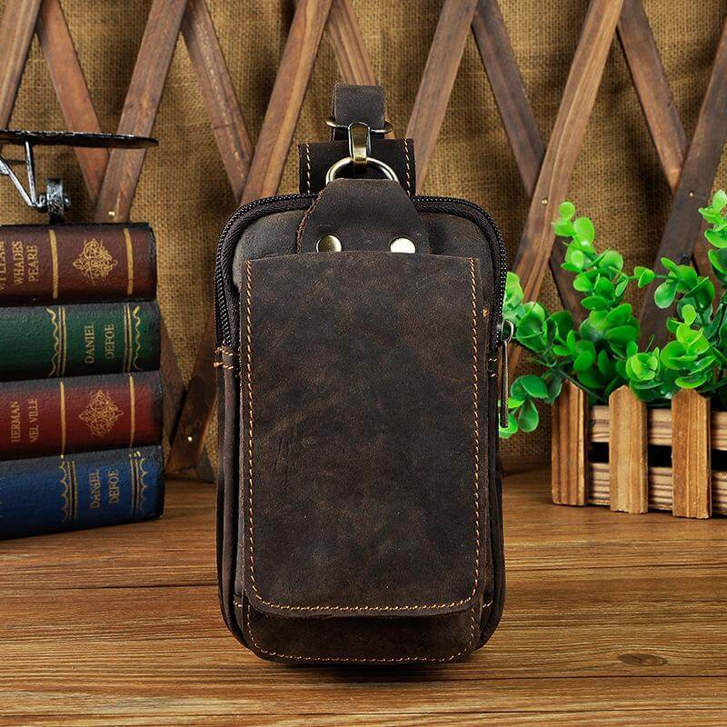 Genuine Leather Adjustable Belt Bag